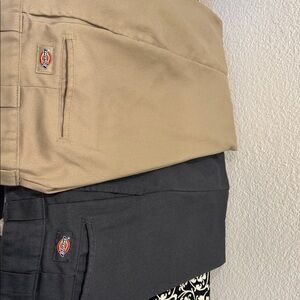 Men’s Dickies Tan and Dark Gray Work Pants (2)